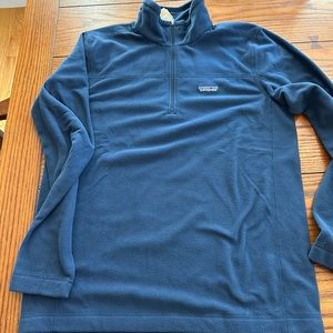 Patagonia Micro D 1/4 Zip Fleece Pullover Men’s Size Medium Navy Blue